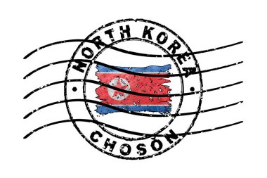Kuzey Kore Pasaportu Bayrak Seyahat Belgesi Sembolü