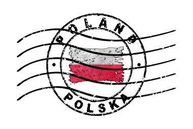 Polonya Pasaportu Bayrak Seyahat Belgesi Sembolü