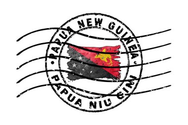 Papua Yeni Gine Pasaportu Bayrak Seyahat Belgesi Sembolü