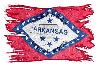 Harita Fırça Vuruşu, Kırpma Yolu ile Arkansas Bayrağı