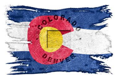 Harita Fırça Vuruşlu Colorado Bayrağı, Kırpma Yolu