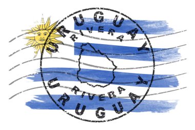 Uruguay Rivera Yuvarlak Harita Tasarımı