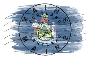 Maine Portland Yuvarlak Harita Tasarımı