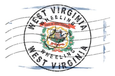 Batı Virginia Tekerlek Yuvarlak Harita Tasarımı