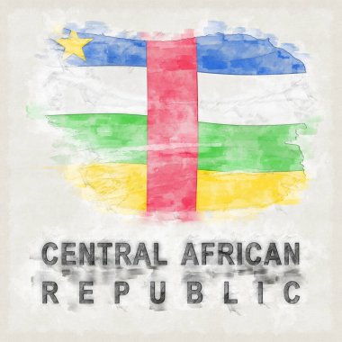 Ülke Adı Geçmişi Olan Orta Afrika Cumhuriyeti Ulusal Renkleri