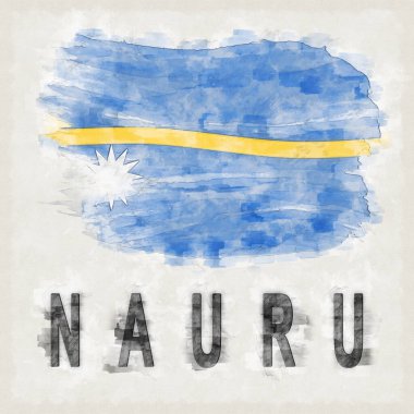 Ülke Adı Arkaplan Nauru Ulusal Renkleri