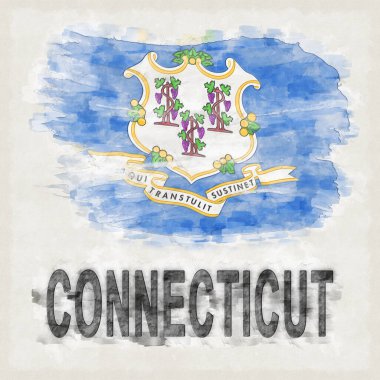 Connecticut Ulusal Renkleri Ülke Adı Arkaplanı