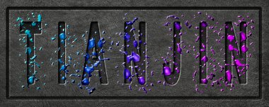 Neon Tianjin Parıltısı, Renk Sıçratma Şehri