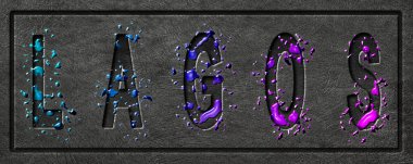 Neon Lagos Parıltısı, Renk Sıçrama Şehri