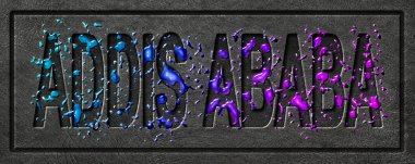 Neon Addis Ababa Glow, Renk Sıçratma Şehri