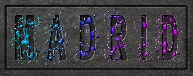 Neon Madrid Parıltısı, Renk Sıçratma Şehri