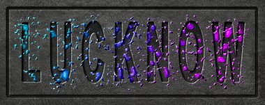 Neon Lucknow Parıltısı, Renk Sıçratma Şehri