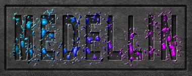 Neon Medellin Parıltısı, Renk Sıçratma Şehri