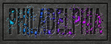 Neon Philadelphia Parıltısı, Renk Sıçratma Şehri