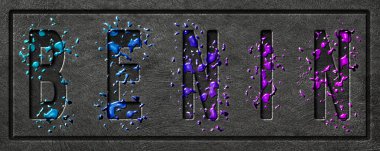 Neon Benin Parıltısı, Renk Sıçratma Şehri