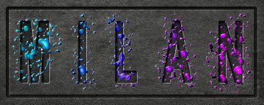 Neon Milan Parıltısı, Renk Sıçratma Şehri