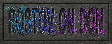 Don Glow Üzerine Neon Rostov, Renk Sıçratma Şehri