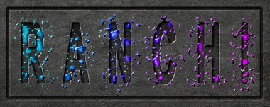 Neon Ranchi Parıltısı, Renk Sıçratma Şehri