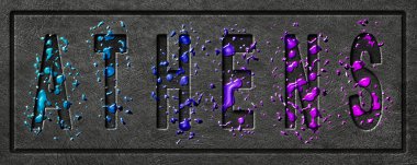 Neon Atina Işıltısı, Renk Sıçratma Kenti