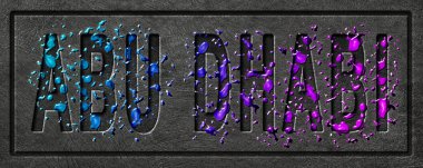 Neon Abu Dabi Parıltısı, Renk Sıçratma Şehri