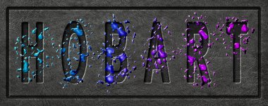 Neon Hobart Parıltısı, Renk Sıçratma Şehri