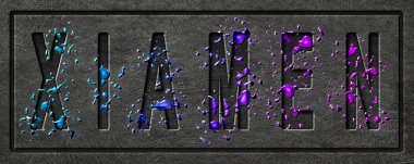 Neon Xiamen Parıltısı, Renk Sıçratma Şehri