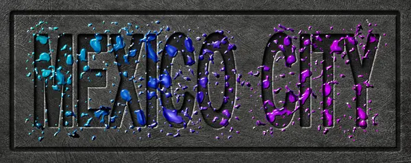 Neon Mexico City Parıltısı, Renk Sıçrama Şehri