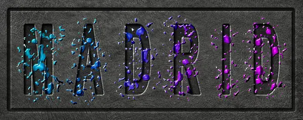 Neon Madrid Parıltısı, Renk Sıçratma Şehri