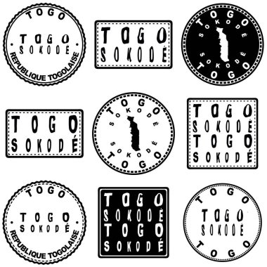Togo Sokode Yuvarlak Mühür Harita Tasarımı
