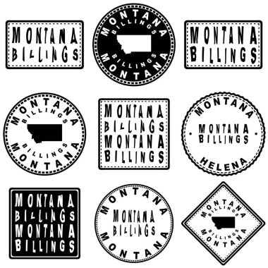 Montana Billings Yuvarlak Harita Tasarımı