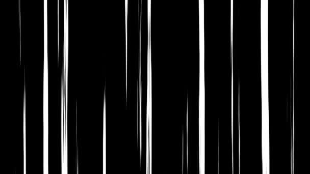 블랙에 애니메이션 애니메이션 라이트 스피드 차있는 4K는 — 비디오