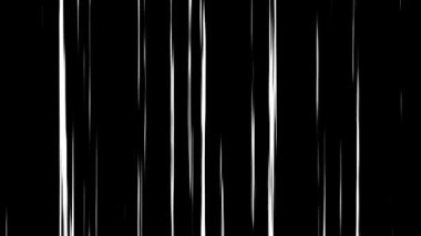 Anime hız çizgisi arka plan animasyonu siyahta. Comic Light Speed Lines Hareketi. Tam HD. 4K