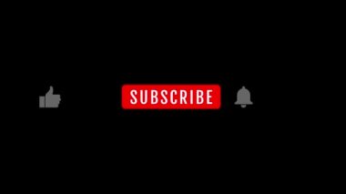 Üye ol ve Anımsat Düğmesi Animasyonu. Youtube için animasyon abone düğmesi. Yorum düğmesini paylaşmak gibi. Tam HD. 4k