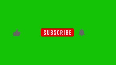 Üye ol ve Anımsat Düğmesi Animasyonu. Youtube için animasyon abone düğmesi. Yorum düğmesini paylaşmak gibi. Tam HD. 4k