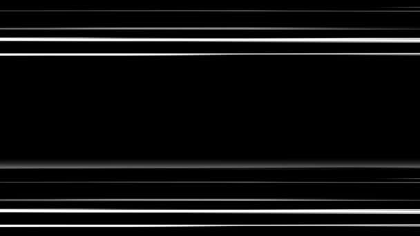 Аніме Швидкість Лінії Тла Анімації Чорному Комікс Легкі Лінії Швидкості — стокове відео