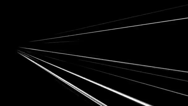 Аніме Швидкість Лінії Тла Анімації Чорному Комікс Легкі Лінії Швидкості — стокове відео