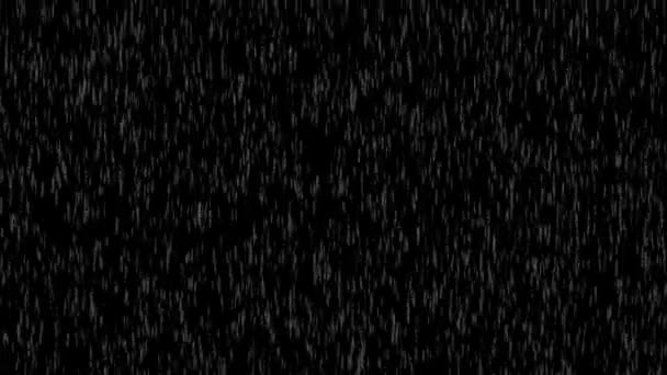 Pętla Pada Tło Deszczu Pora Deszczowa Tło Pętla Deszcz Spada — Wideo stockowe
