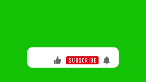 Subskrybować Przypomnienie Przycisk Animacja Animowany Przycisk Subskrypcji Youtube Przycisk Komentarzy — Wideo stockowe