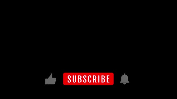 Subscribe Reminder Button Animation Botão Inscrição Animado Para Youtube Como — Vídeo de Stock