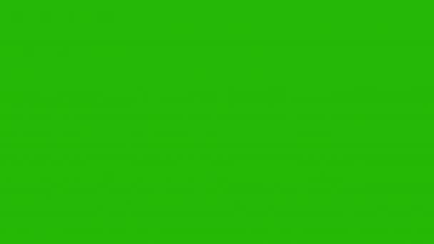 Футуристический Переход Анимированных Белых Переходов Анимацией Формы Форма Перехода Зеленый — стоковое видео