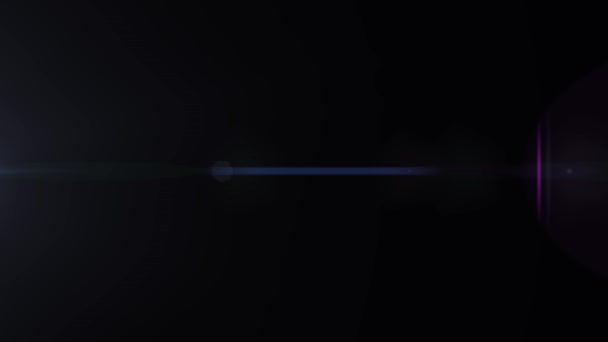 レンズフレア 光学レンズフレア効果 オーバーレイライト効果 黒の光 フルHd 4Kについて — ストック動画