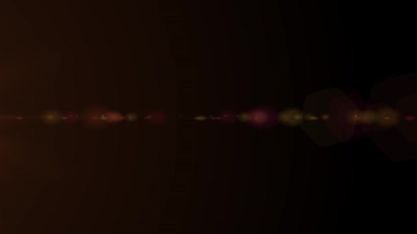 Suar Lensa Efek Suar Lensa Optik Efek Cahaya Atasnya Cahaya — Stok Video