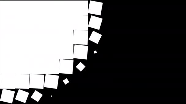 Futuristický Přechod Abstraktní Pohybová Grafika Animované Pozadí Přechody Animací Obrazců — Stock video