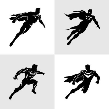 superman minimal logo simgeleri ayarlandı