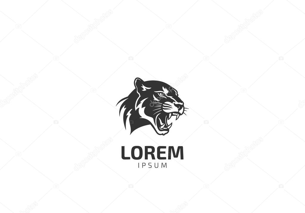 Panther logo icon vector template