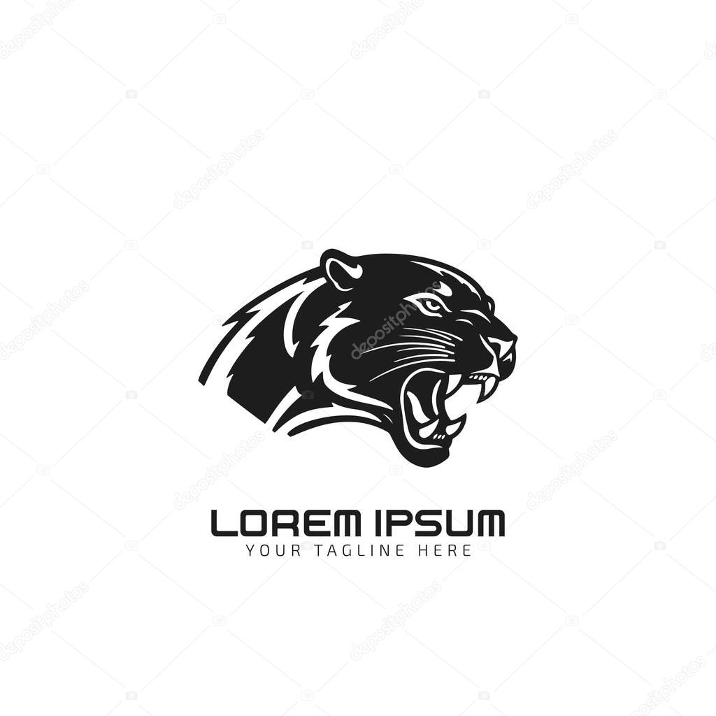 Panther vector logo icon design template
