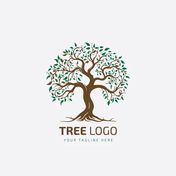 Vektornatur Illustrationsbaum Silhouette Verwendung Für Baumhintergrund — Stockvektor