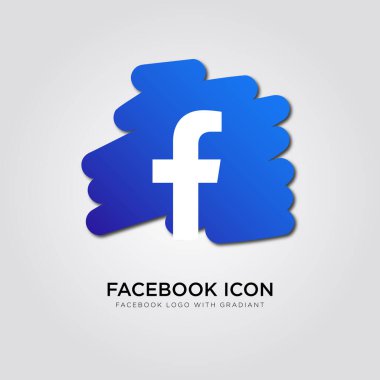 Facebook logo ikonu vektörü, JPG, JPEG, EPS Simge Düğmesi. Facebook Flat Sosyal Medya simgesi. Facebook şirket logosu simgesi