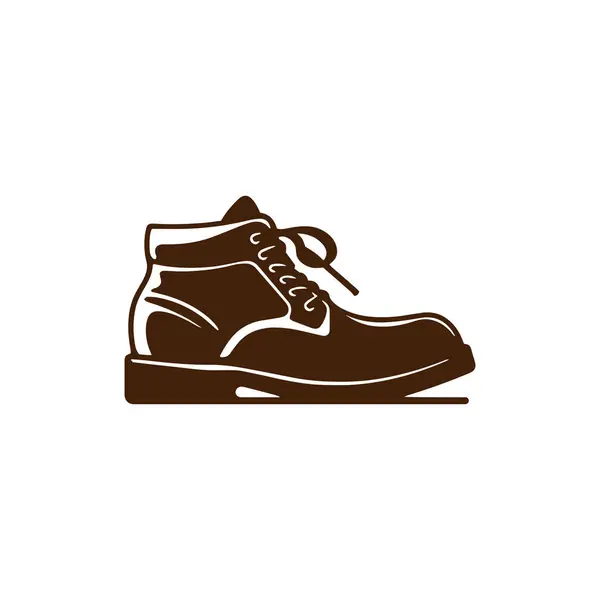 Logo Sapato Ícone Escola Vetor Inicialização Isolado Esporte Sapatos Silhueta Ilustração De Stock