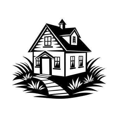 Simge Vektör Tasarımı Siluetinin Modern Logosu